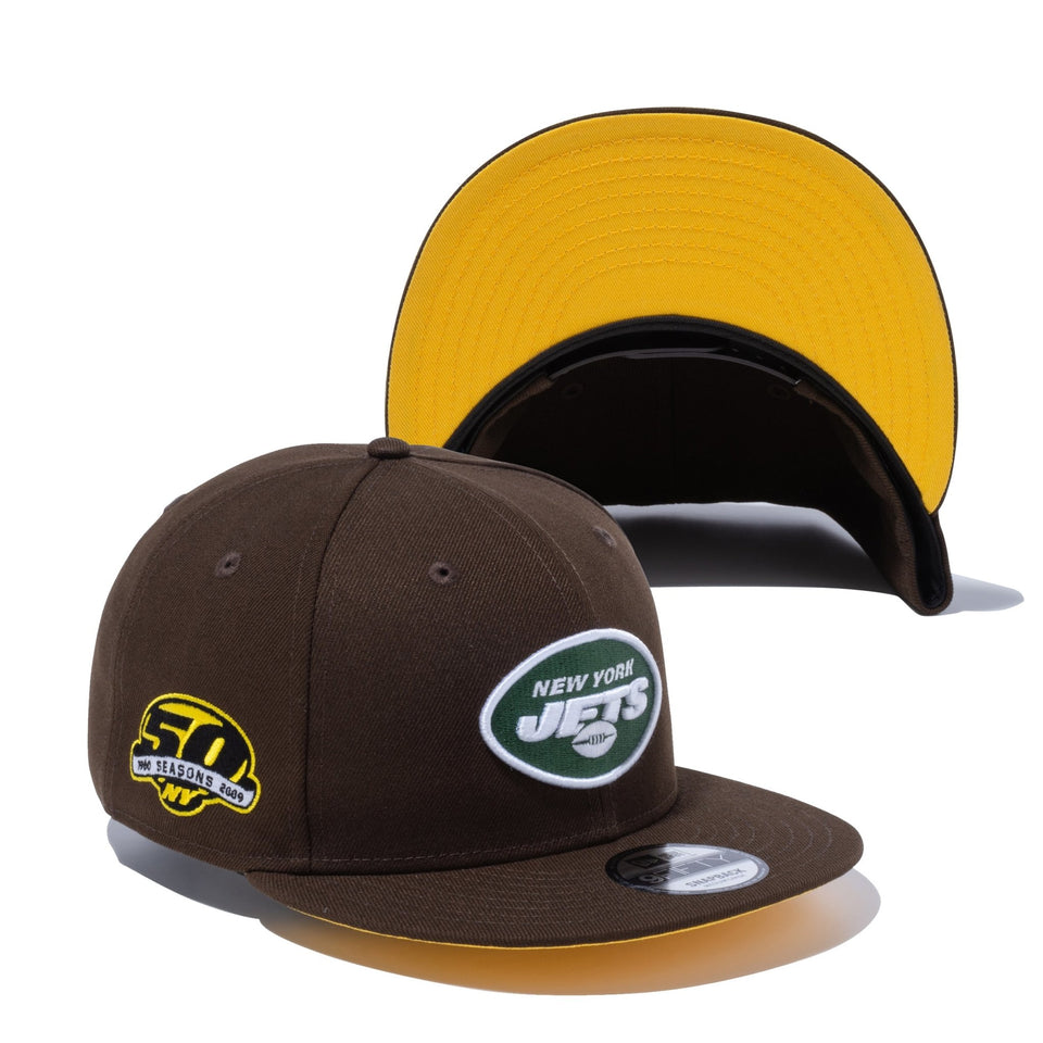 9FIFTY NYC Yellow Cab ニューヨーク・ジェッツ イエローアンダーバイザー - 13328196-SM | NEW ERA ニューエラ公式オンラインストア