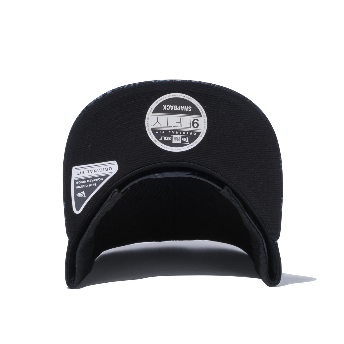 NEW ERA - 美品【ニューエラ×ビームス・ゴルフ】限定コラボ フラッグ ロゴ キャップ 黒×銀 9fifty-metal-flag-logo-