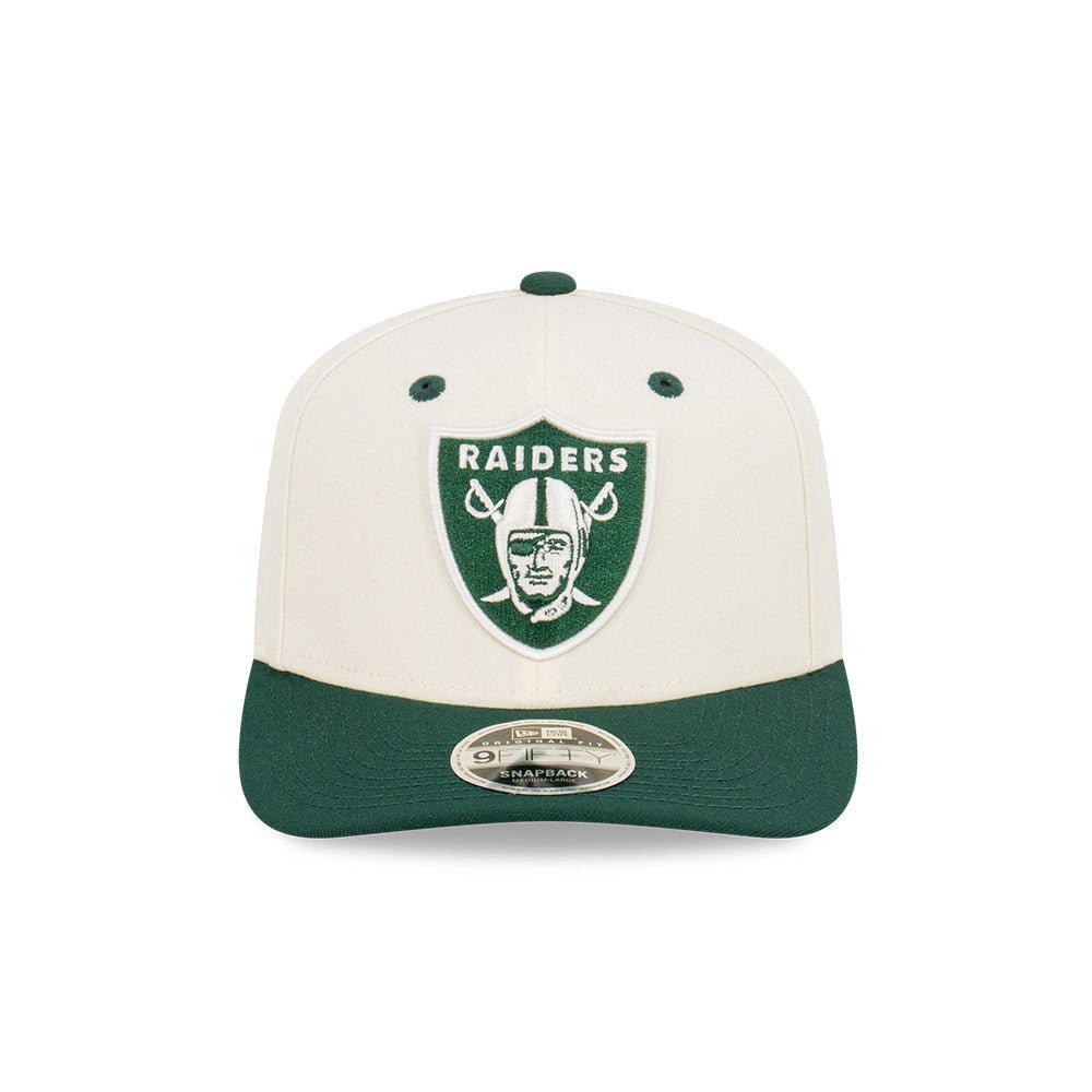 9FIFTY Original Fit Chrome & Green Visor ラスベガス・レイダース