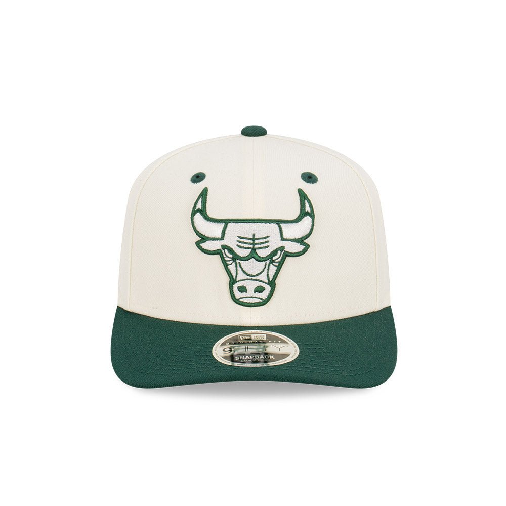 9FIFTY Original Fit Chrome & Green Visor シカゴ・ブルズ