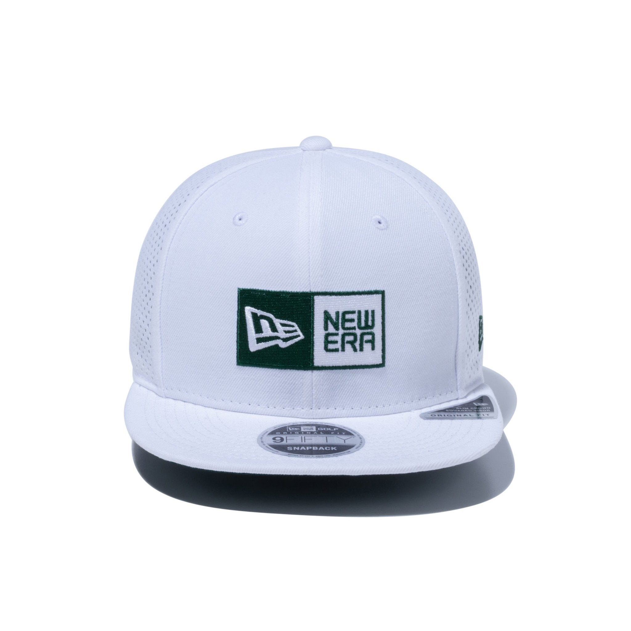 9FIFTY Original Fit Laser Perforated ボックスロゴ ホワイト
