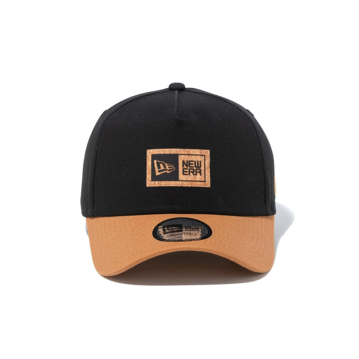 9FORTY A-Frame Cork Patch Box Logo ボックスロゴ ブラック ライトブロンズバイザー 【ニューエラ アウトド |  ニューエラオンラインストア