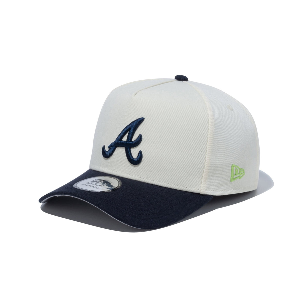 9FORTY A-Frame MLB 2-Tone アトランタ・ブレーブス クロームホワイト 