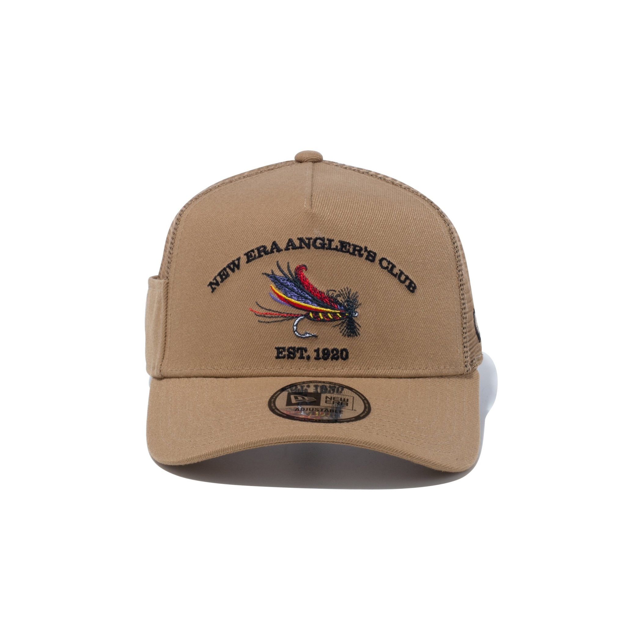 9FORTY A-Frame トラッカー New Era Angler's Club フライ カーキ
