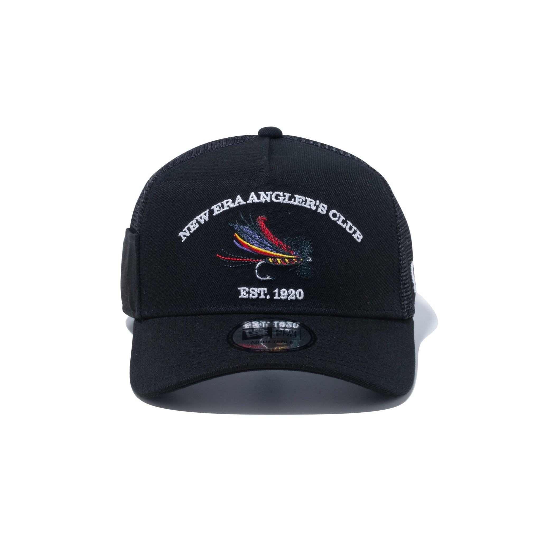 9FORTY A-Frame トラッカー New Era Angler's Club フライ ブラック