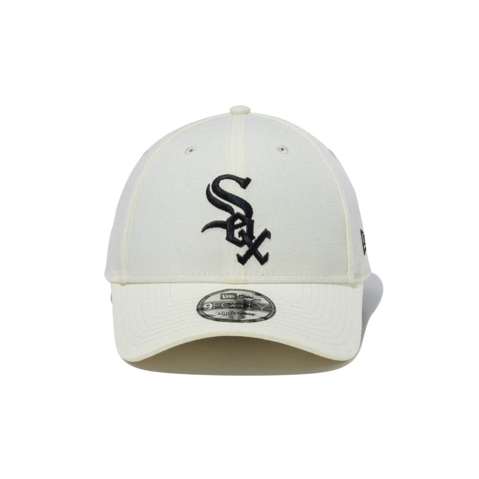 9FORTY MLB シカゴ・ホワイトソックス ウーブンパッチ クロームホワイト - 14109667-OSFM | NEW ERA ニューエラ公式オンラインストア