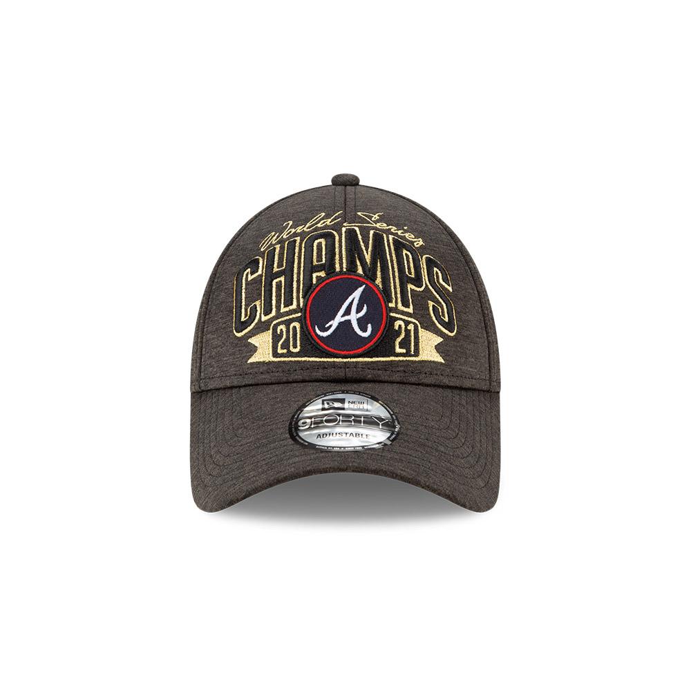 Newera 9forty アトランタブレーブス ワールドシリーズ キャップ 9FORTY MLB 2021 ワールドシリーズ ロッカールームキャップ アトランタ