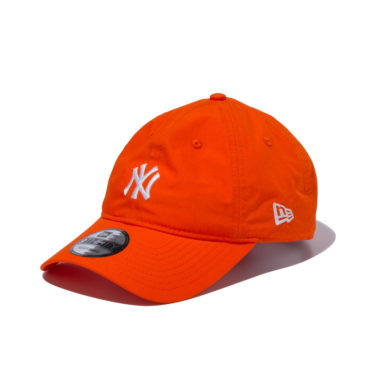 赤字のキャップニューエラ　ニューヨーク　ヤンキース　オレンジ　ロゴ　NY アメリカ　直輸入