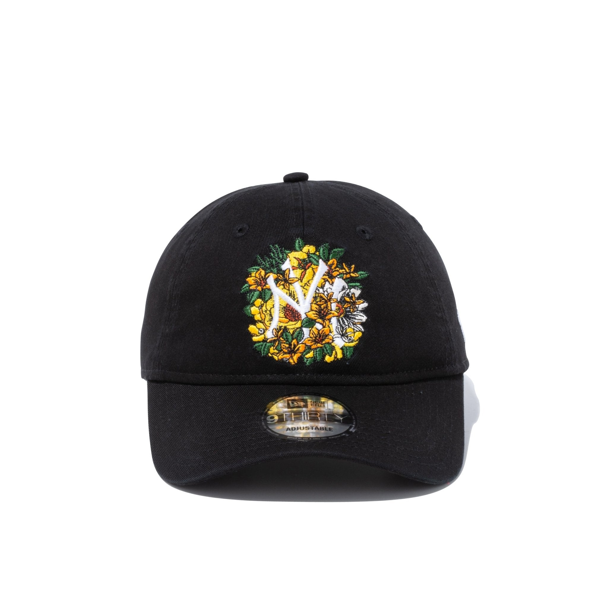 9THIRTY フラワー ニューヨーク・ヤンキース ブラック | ニューエラ