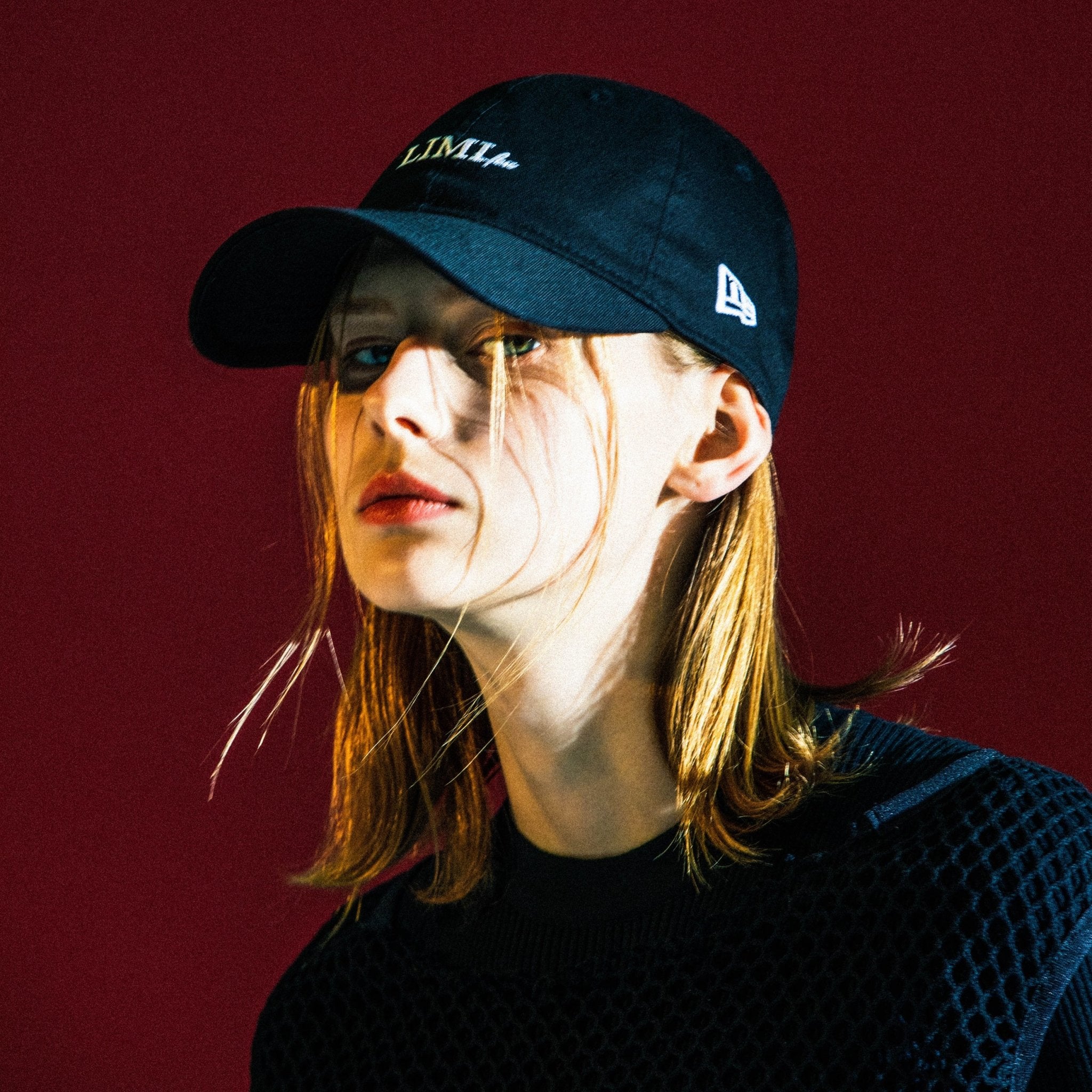 LIMI feu ブラックニット帽 フリンジ付き STAFF STYLING｜THE SHOP YOHJI YAMAMOTO