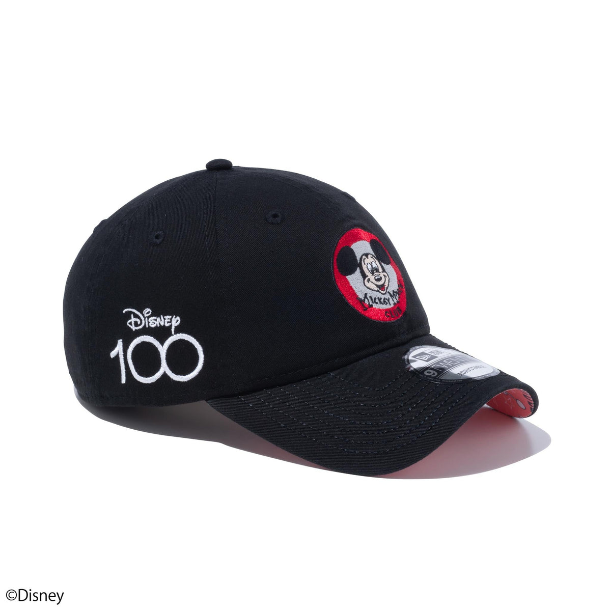 9TWENTY Disney 100th ミッキー アーカイブロゴ ブラック プリント