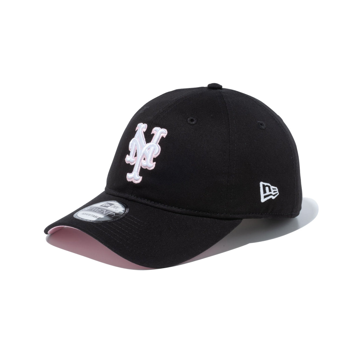 9TWENTY MLB Pink Pack ニューヨーク・メッツ ブラック ピンクアンダー