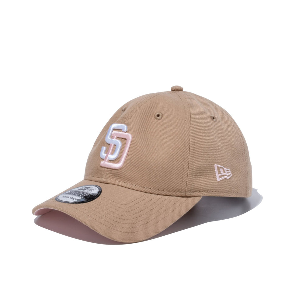9TWENTY Pink Under Visor Series サンディエゴ・パドレス クーパーズタウン キャメル - 13111718-OSFM | NEW ERA ニューエラ公式オンラインストア