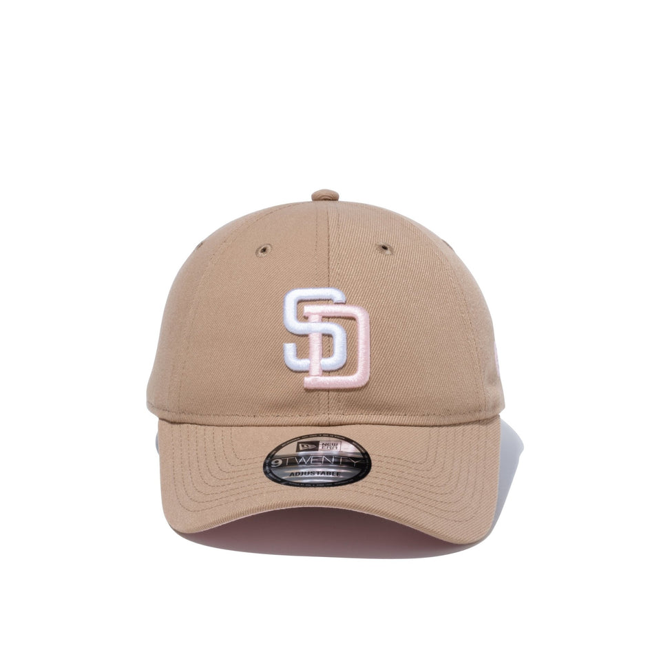 9TWENTY Pink Under Visor Series サンディエゴ・パドレス クーパーズタウン キャメル - 13111718-OSFM | NEW ERA ニューエラ公式オンラインストア