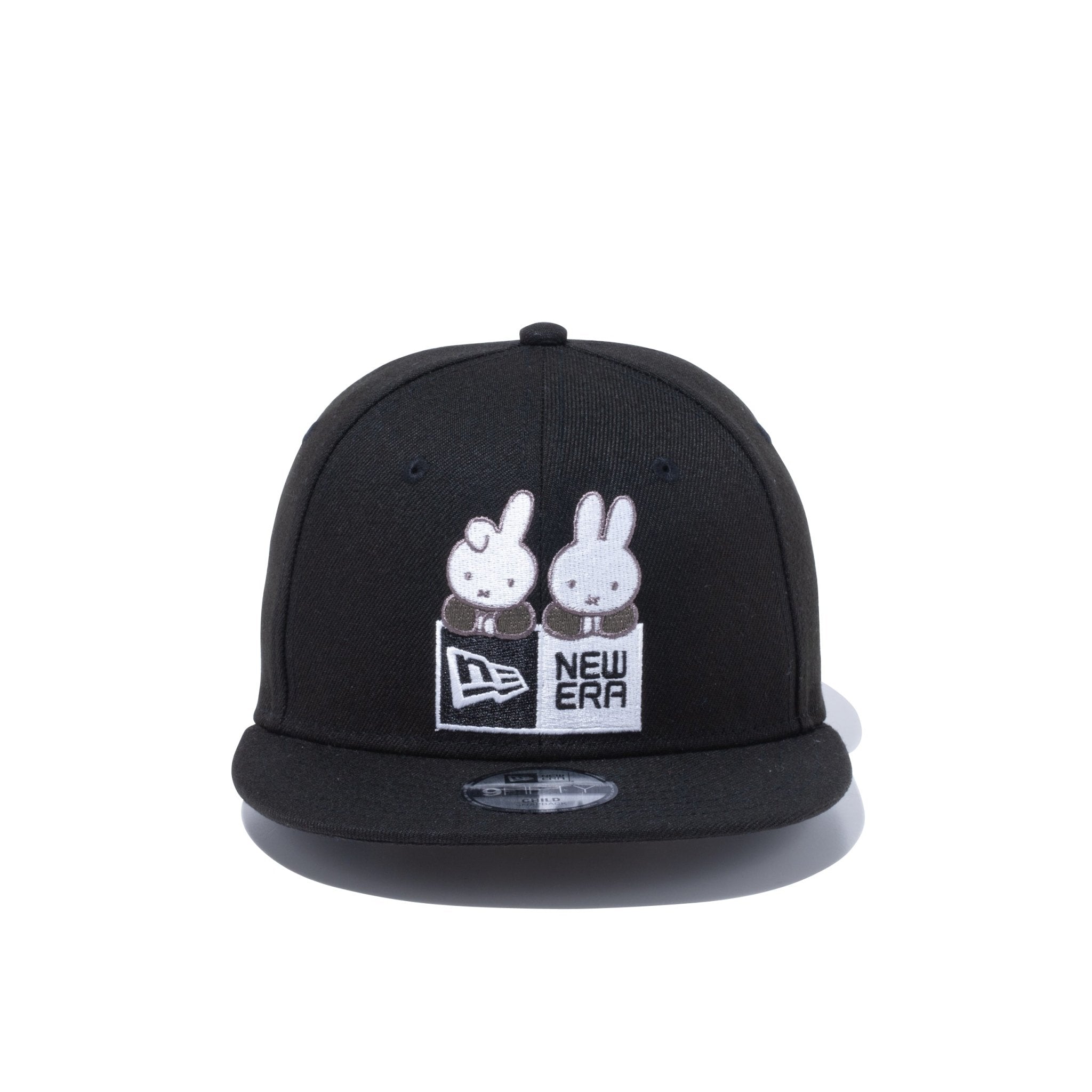 キッズ Child 9FIFTY miffy ミッフィー ボックスロゴ ブラック