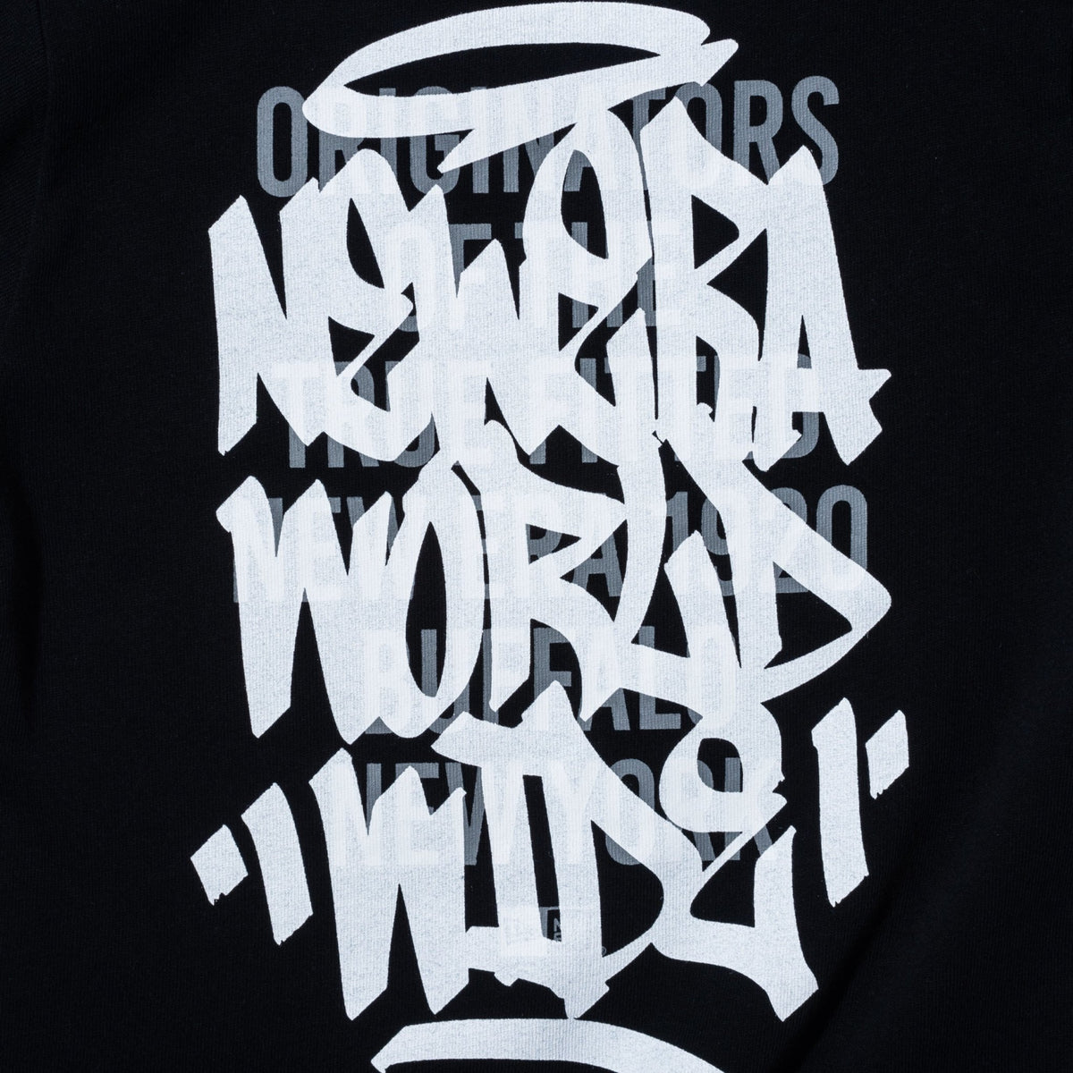 キッズ Child 半袖 コットン Tシャツ グラフィティ ブラック
