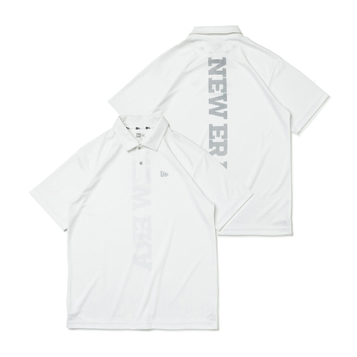 NEW ERA ホワイト ポロシャツMEDIUM womens-dot-new-era-13516889-s-