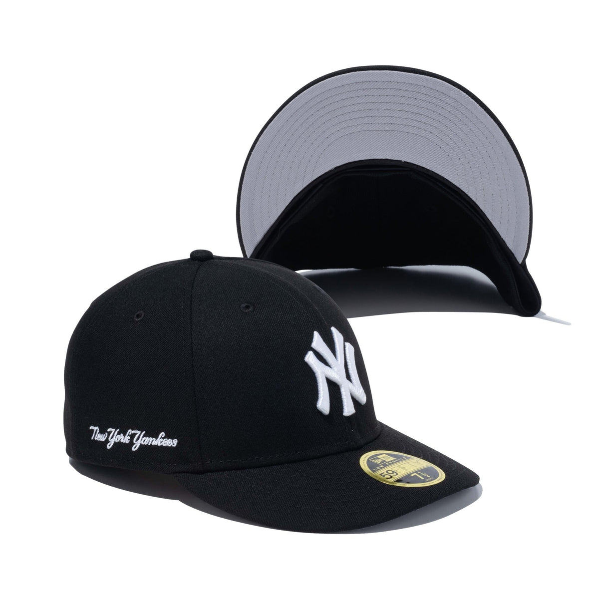 LP 59FIFTY Gray Undervisor ニューヨーク・ヤンキース ブラック 