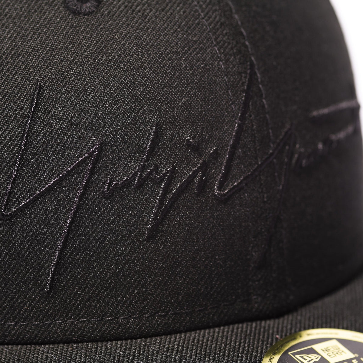 LP 59FIFTY Yohji Yamamoto FW20 シグネチャーロゴ ブラック × ブラック