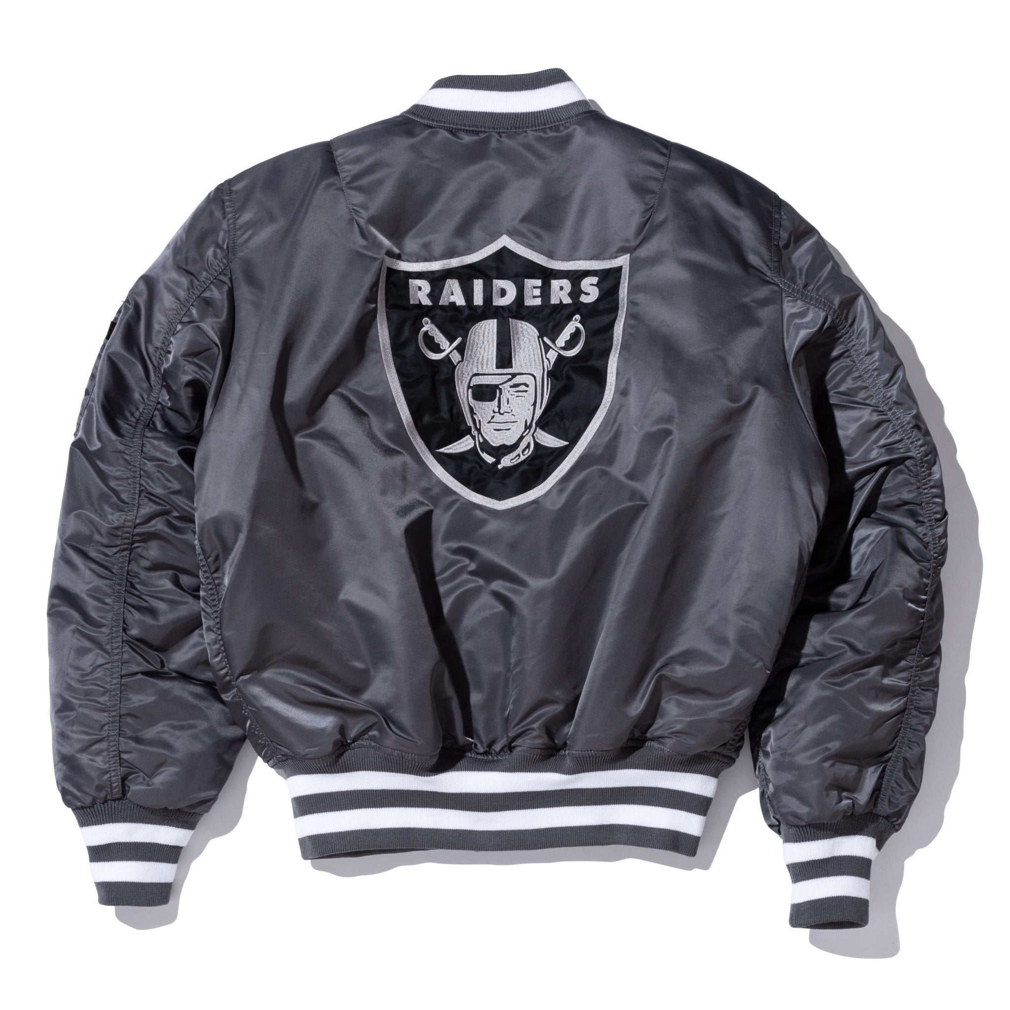 【美品激安】ALPHA×NFL×NEWERAコラボRAIDERS MA1 2XL ma-1-nfl-x-alpha-industries-