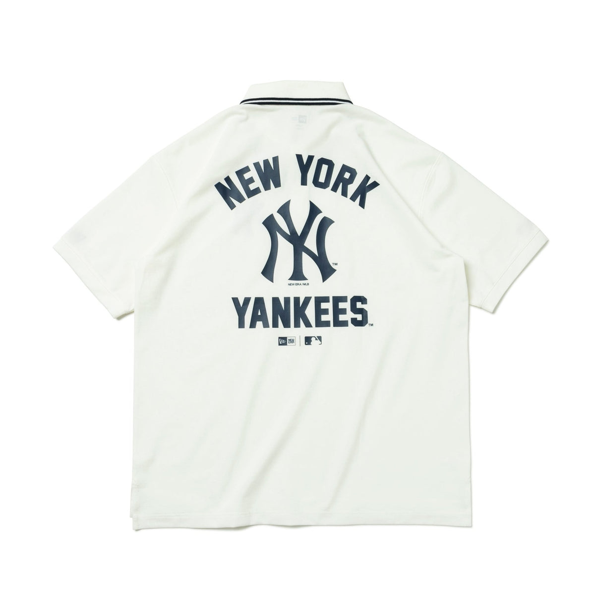 半袖 オーバーサイズド ポロシャツ MLB Apparel ニューヨーク・ヤンキース ホワイト