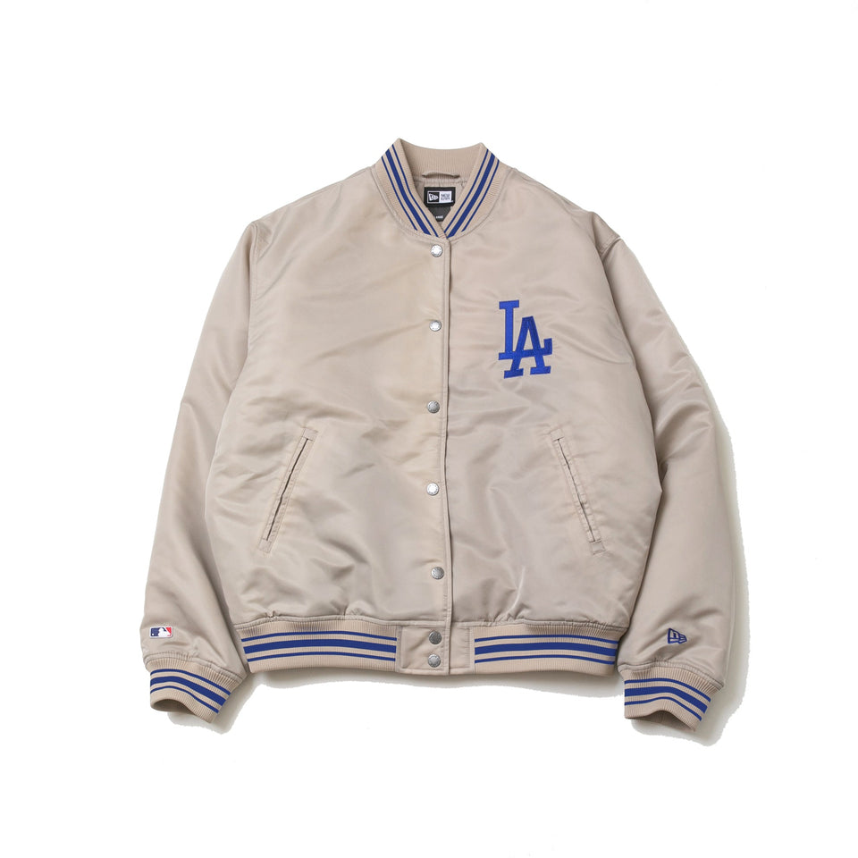 ナイロン バーシティージャケット MLB Apparel ロサンゼルス・ドジャース ストーン - 13755403-S | NEW ERA ニューエラ公式オンラインストア
