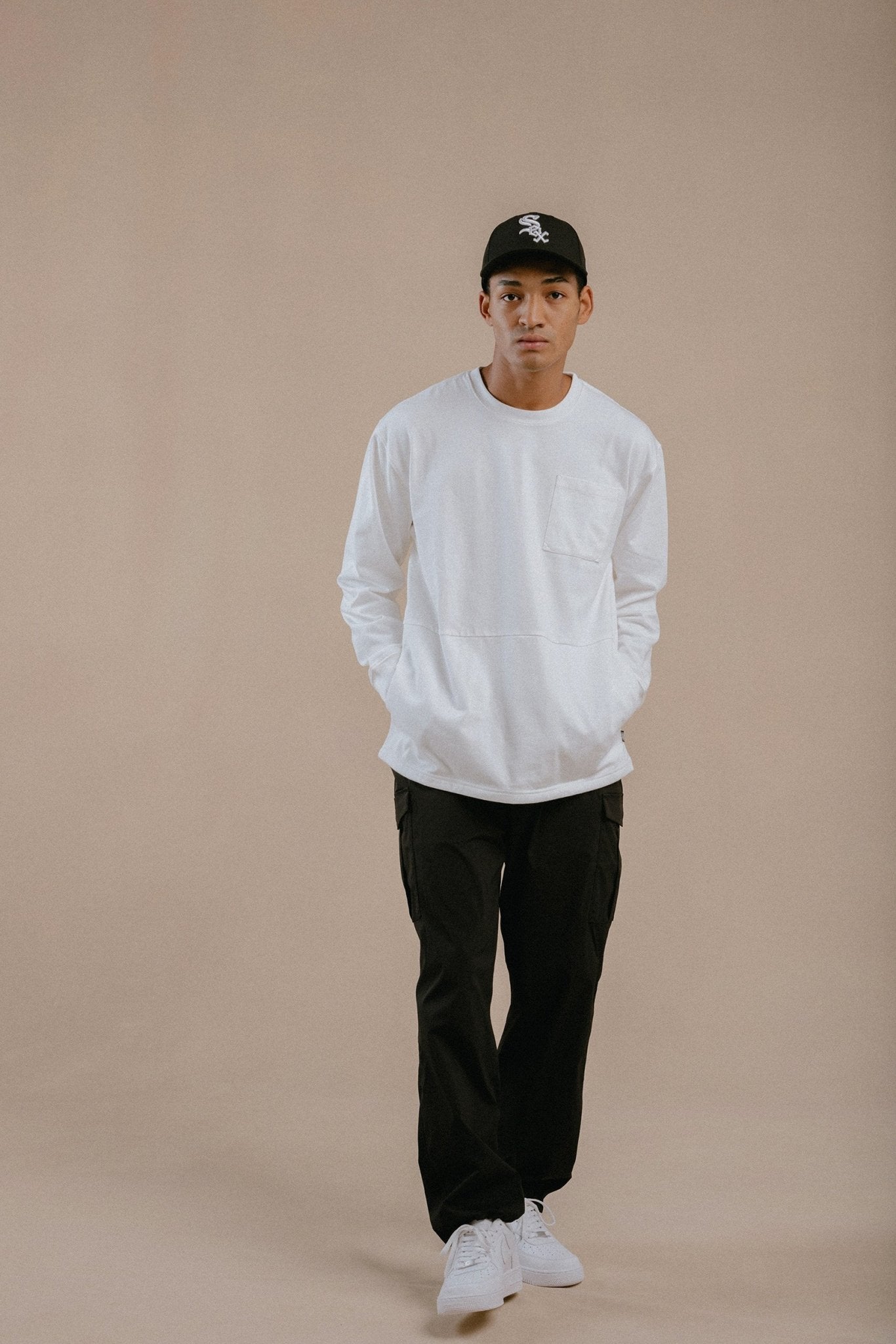 ストレッチ カーゴパンツ NEW ERA BLACK LABEL ブラック | ニューエラ