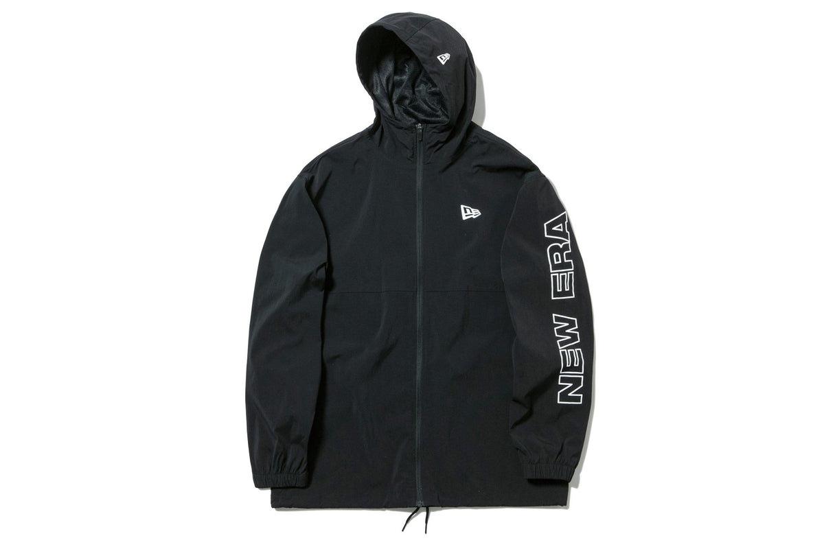 NEW ERA ブラック フルジップジャケット NEW ERA GOLF ニューエラ ゴルフ フルジップ シェルジャケット
