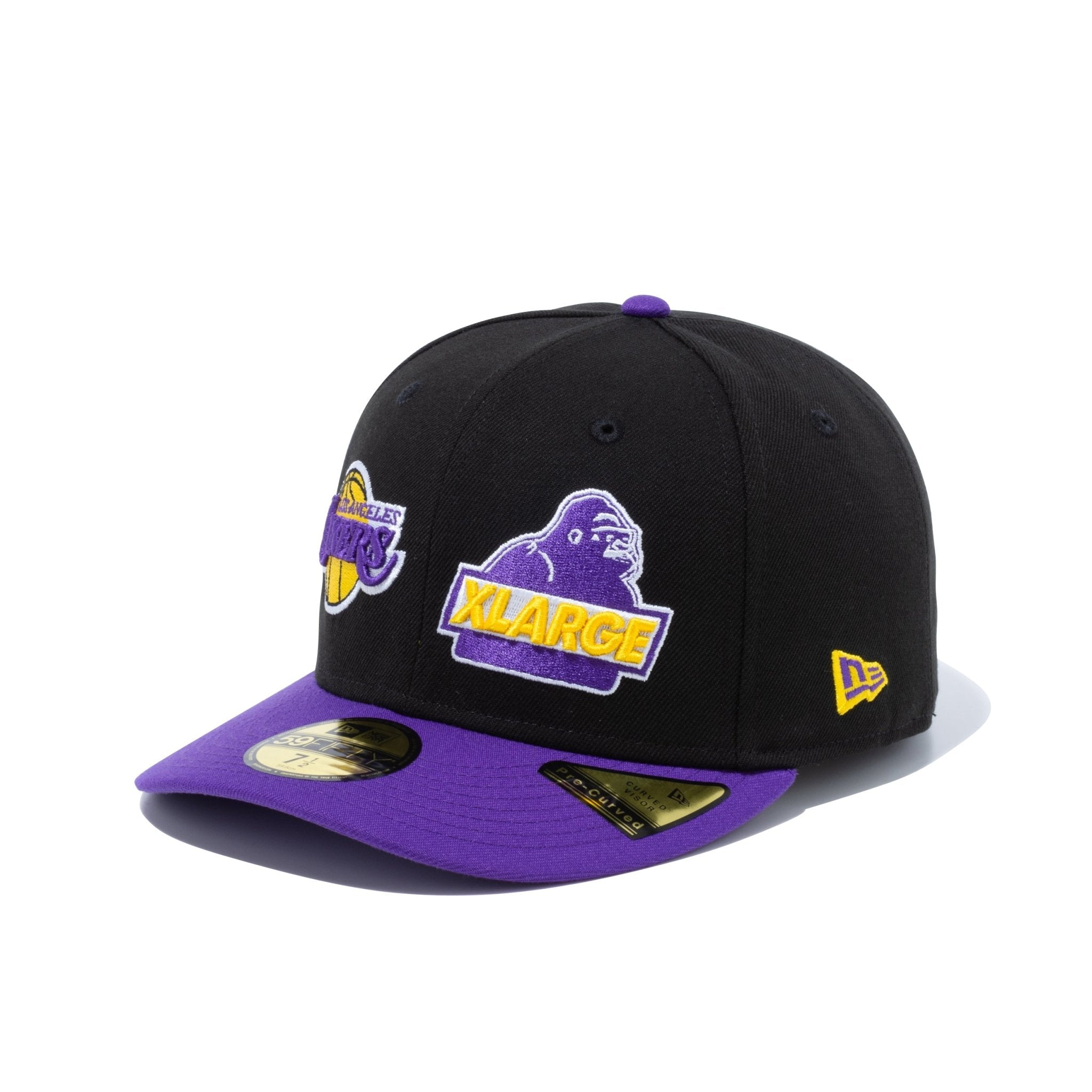 PC 59FIFTY XLARGE x NBA ロサンゼルス・レイカーズ ブラック トゥルー