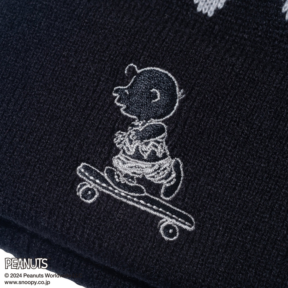ベーシック カフニット PEANUTS ピーナッツ チャーリー・ブラウン 