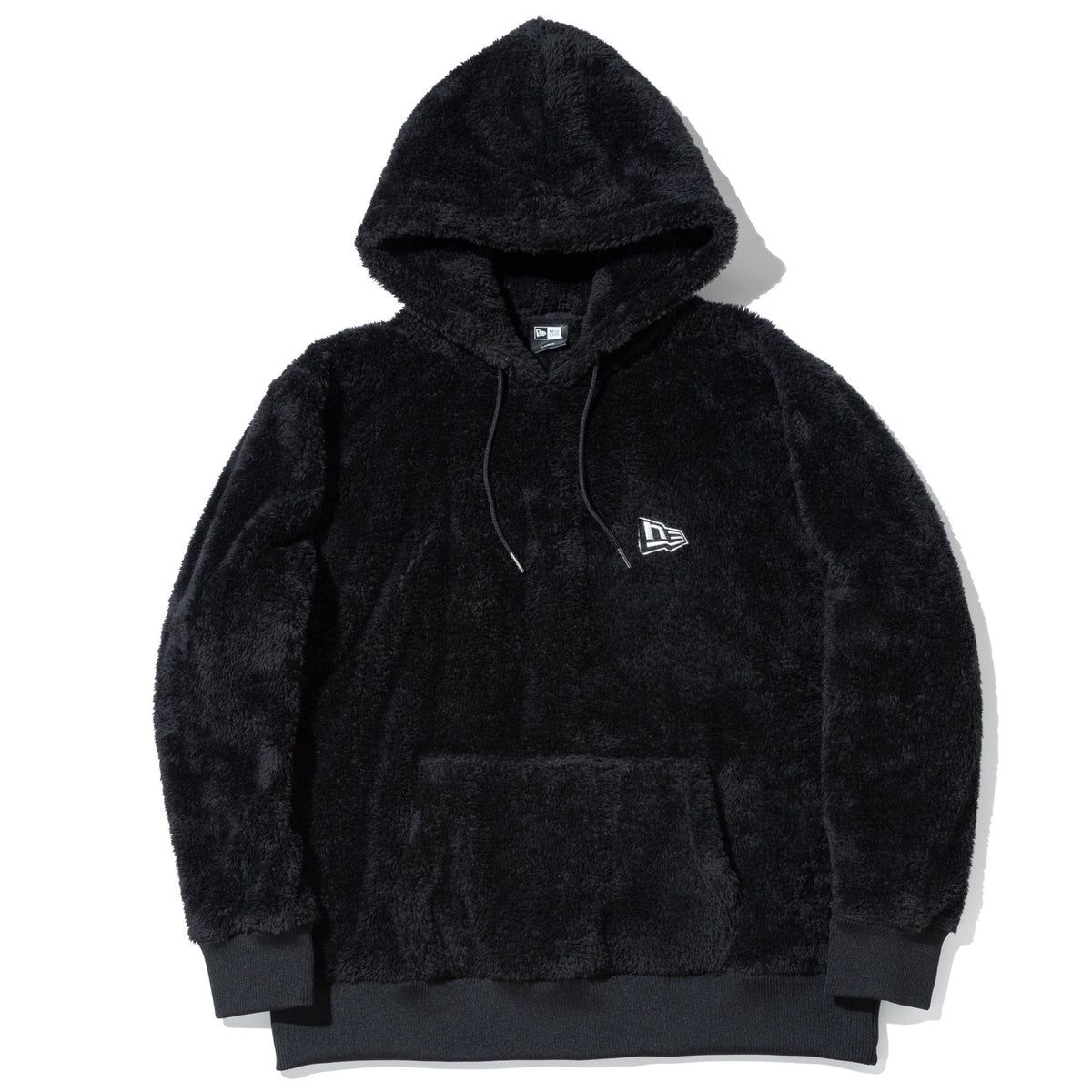 【FORMA】ブラック オーバーサイズ フーディ stretch-boa-13330906-s-new-era