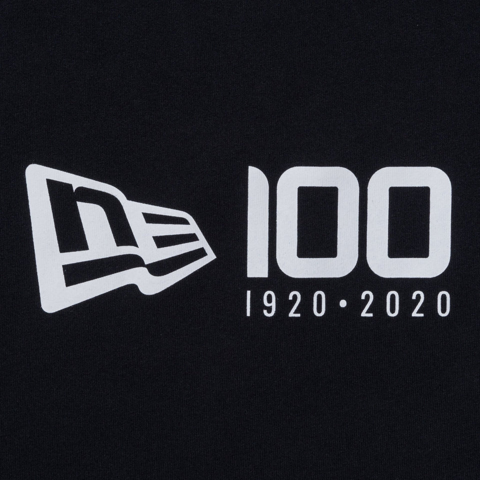 コットン Tシャツ ニューエラ 100周年ロゴ ブラック レギュラーフィット - 12325194-S | NEW ERA ニューエラ公式オンラインストア