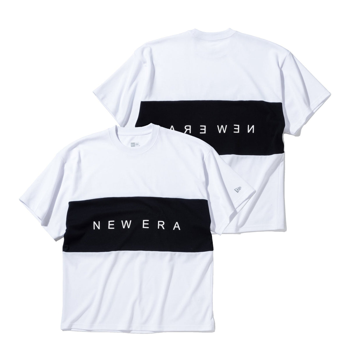 半袖 オーバーサイズド パフォーマンス Tシャツ パネルロゴ
