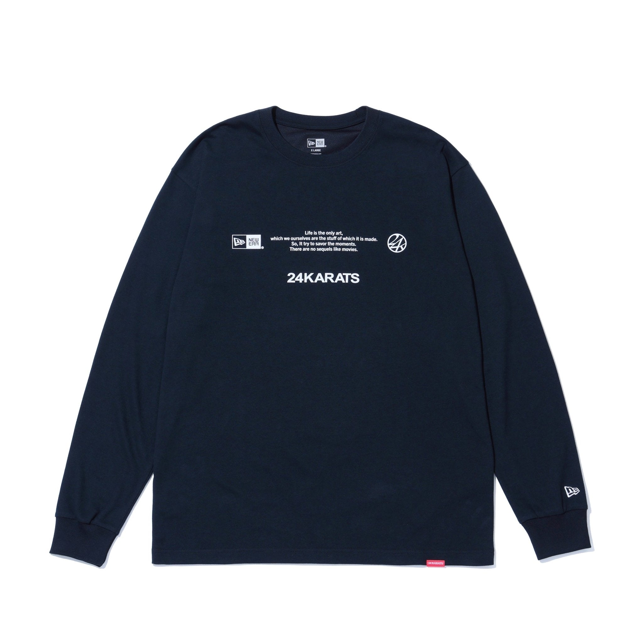 長袖 パフォーマンス Tシャツ 24karats ブラック レギュラーフィット