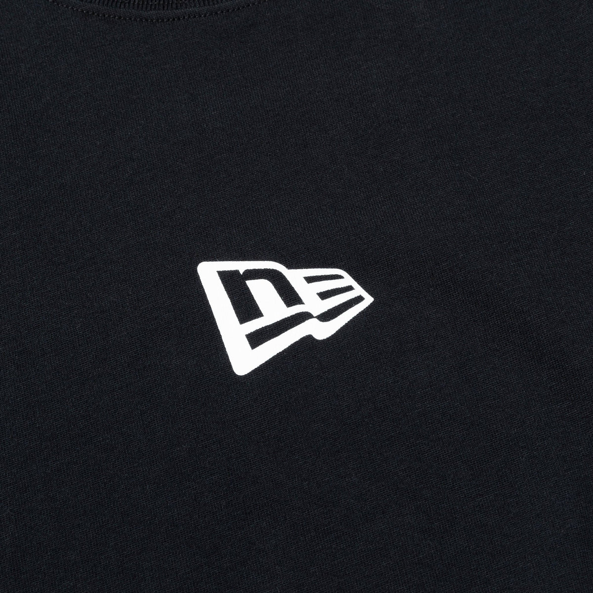 長袖 コットン Tシャツ Flag Logo Mini ブラック レギュラー