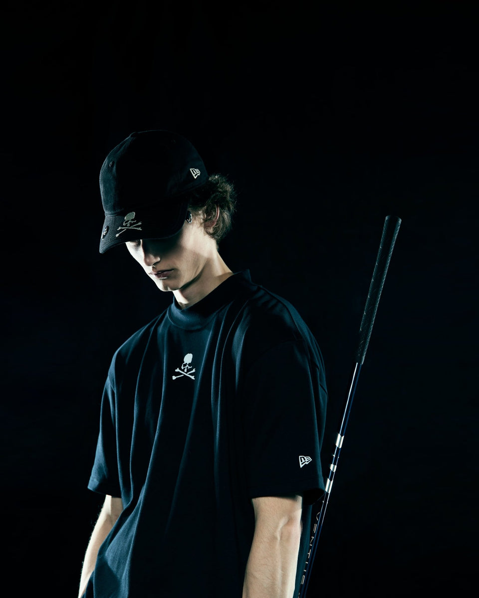【ゴルフ】 半袖 ミドルネック パフォーマンスTシャツ mastermind JAPAN ブラック