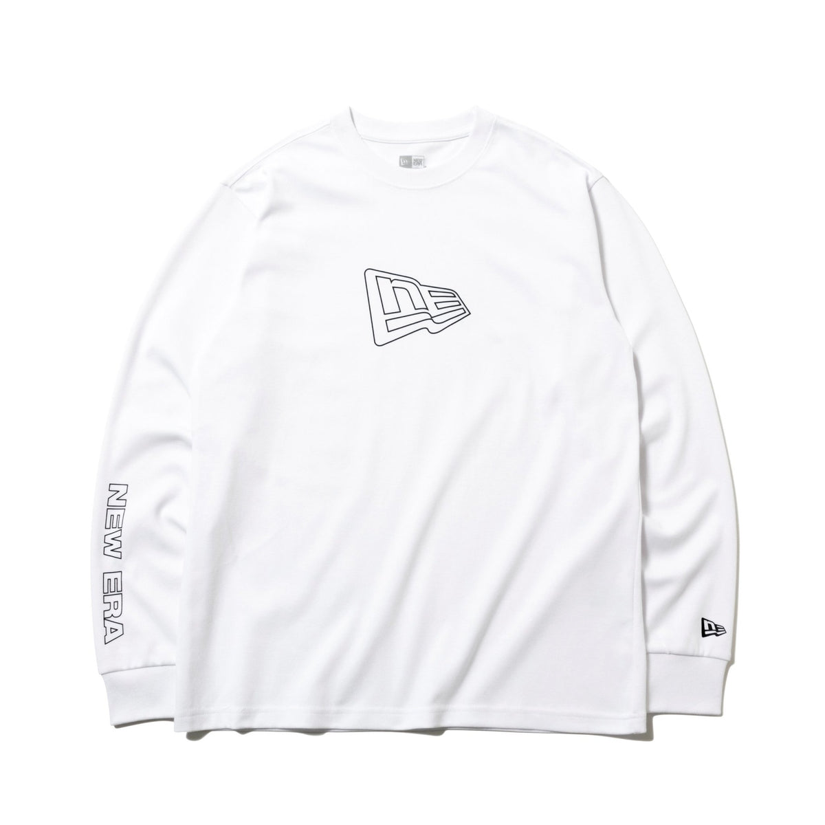 長袖 パフォーマンス Tシャツ アウトラインフラッグ & ワード