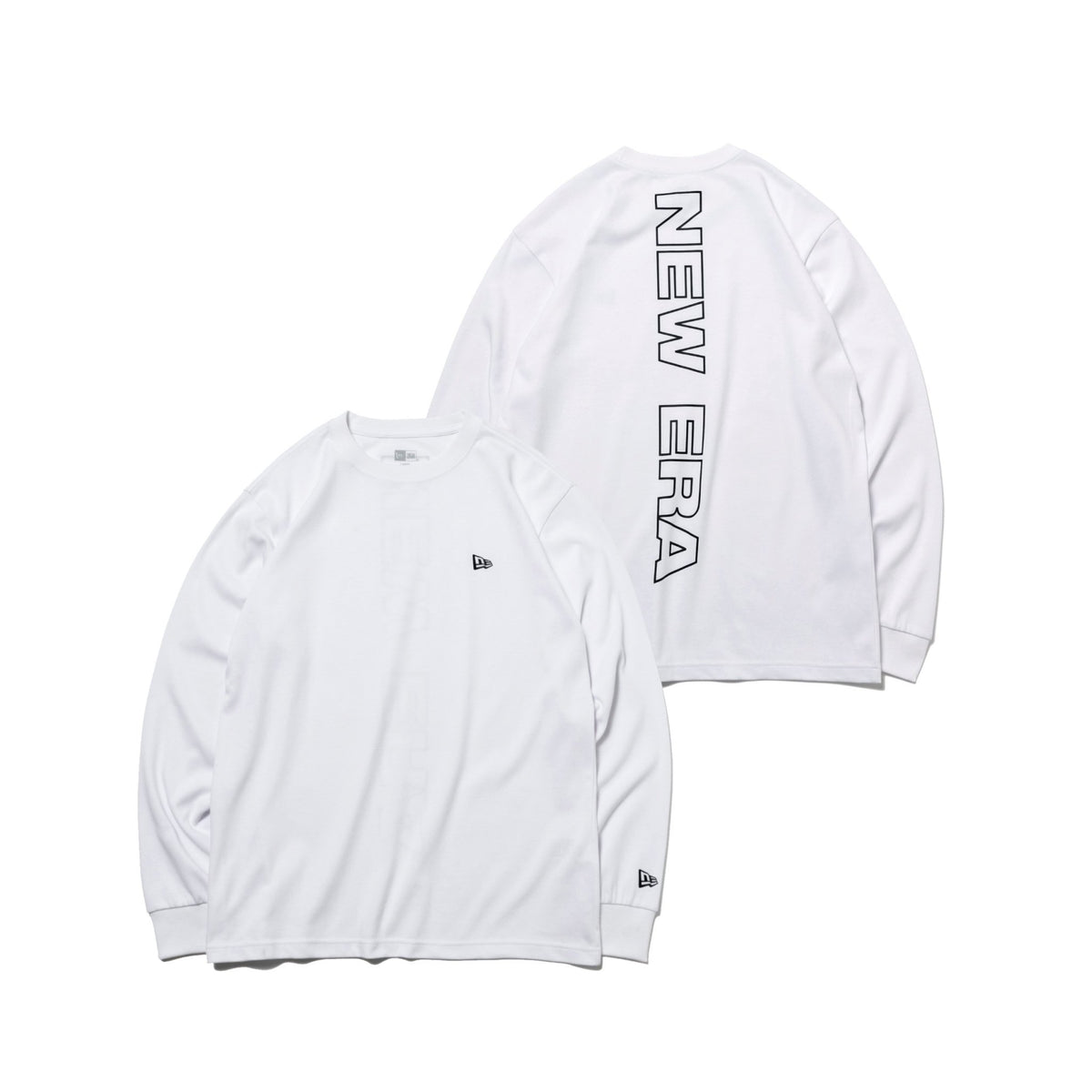長袖 パフォーマンス Tシャツ リア ニューエラワードマーク