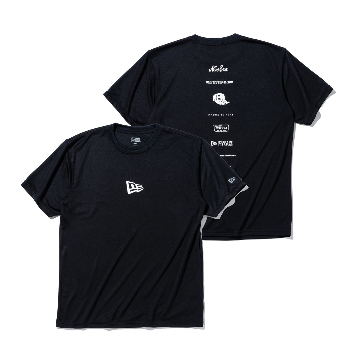 半袖 テックTシャツ クラシックロゴ ブラック 【 Performance Apparel 】