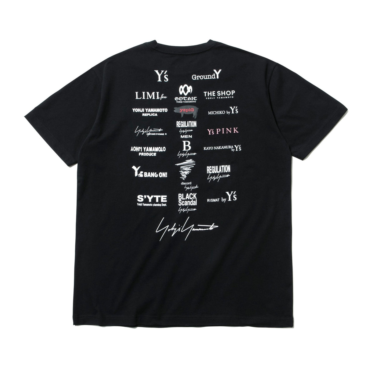 コットン Tシャツ SS20 Yohji Yamamoto Inc. ブラック