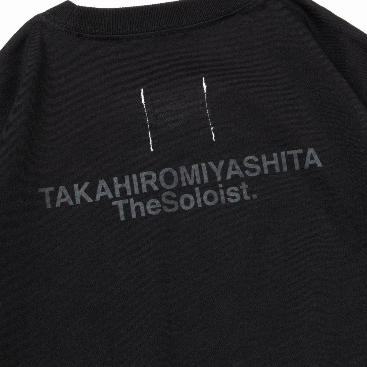 長袖 コットン Tシャツ TAKAHIROMIYASHITATheSoloist. SS24 ブラック 