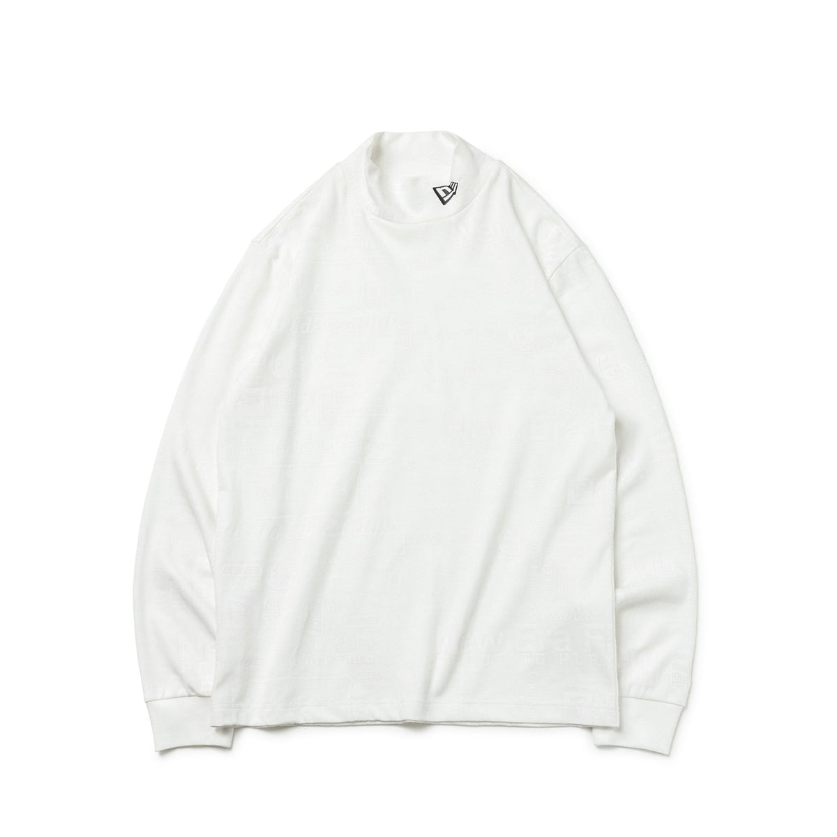 Newera■[Golf]Tonal All-Over Performance Long Sleeve■送料込 ハイカラー 長袖 パフォーマンス Tシャツ Tonal Logo アーカイブ