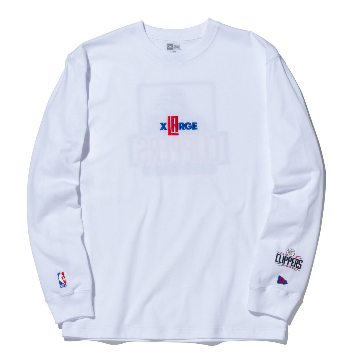 長袖 コットン Tシャツ XLARGE x NBA ロサンゼルス・クリッパーズ 
