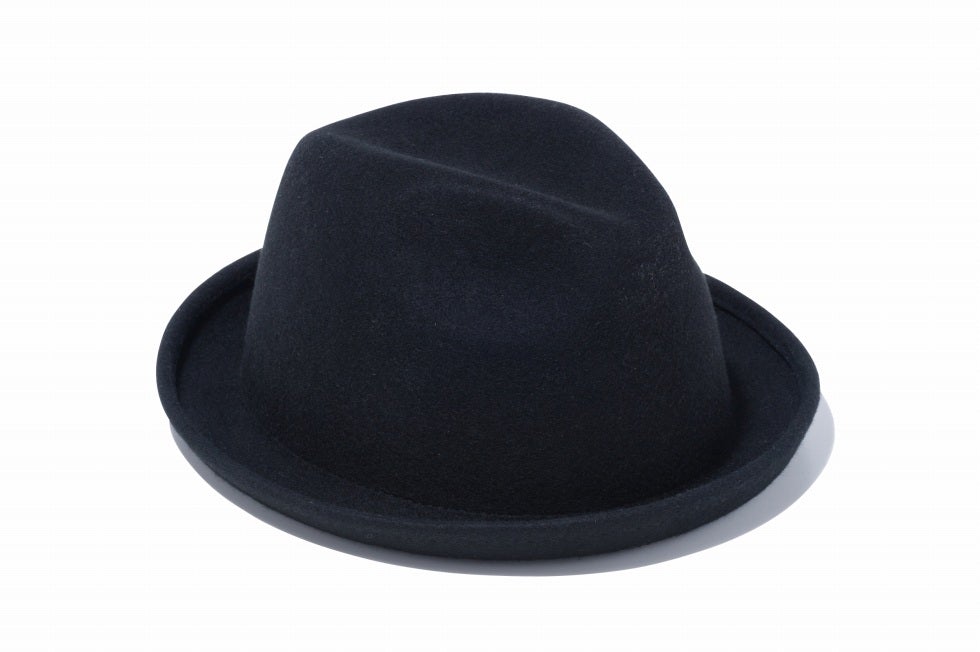 The Fedora フェドーラ ウール メタルピン ブラック | ニューエラ