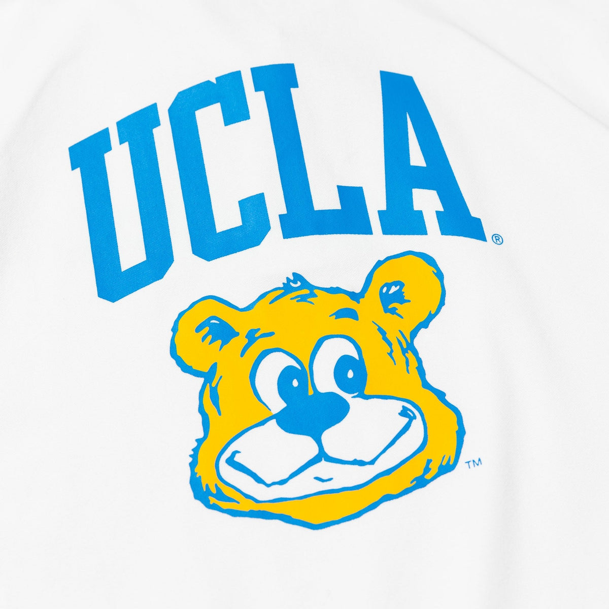 半袖 ポロシャツ UCLA スクリプトロゴ JOE ジョー ホワイト