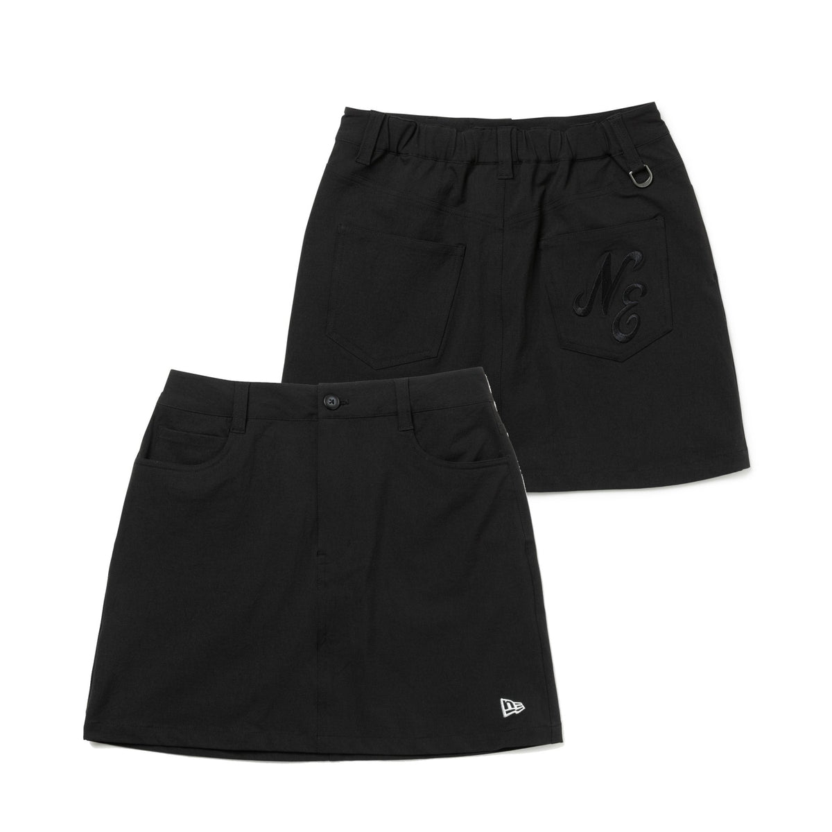ニューエラ Women's ストレッチスカート HELLO KITTY ブラック womens-13762659-s-new-era-