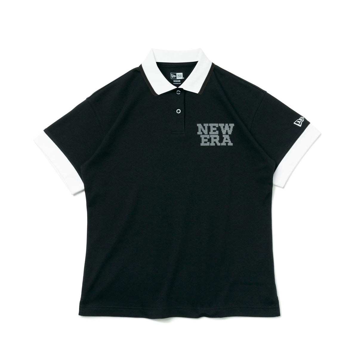 【ゴルフ】 WOMEN'S 半袖 ポロシャツ Dot NEW ERA ブラック