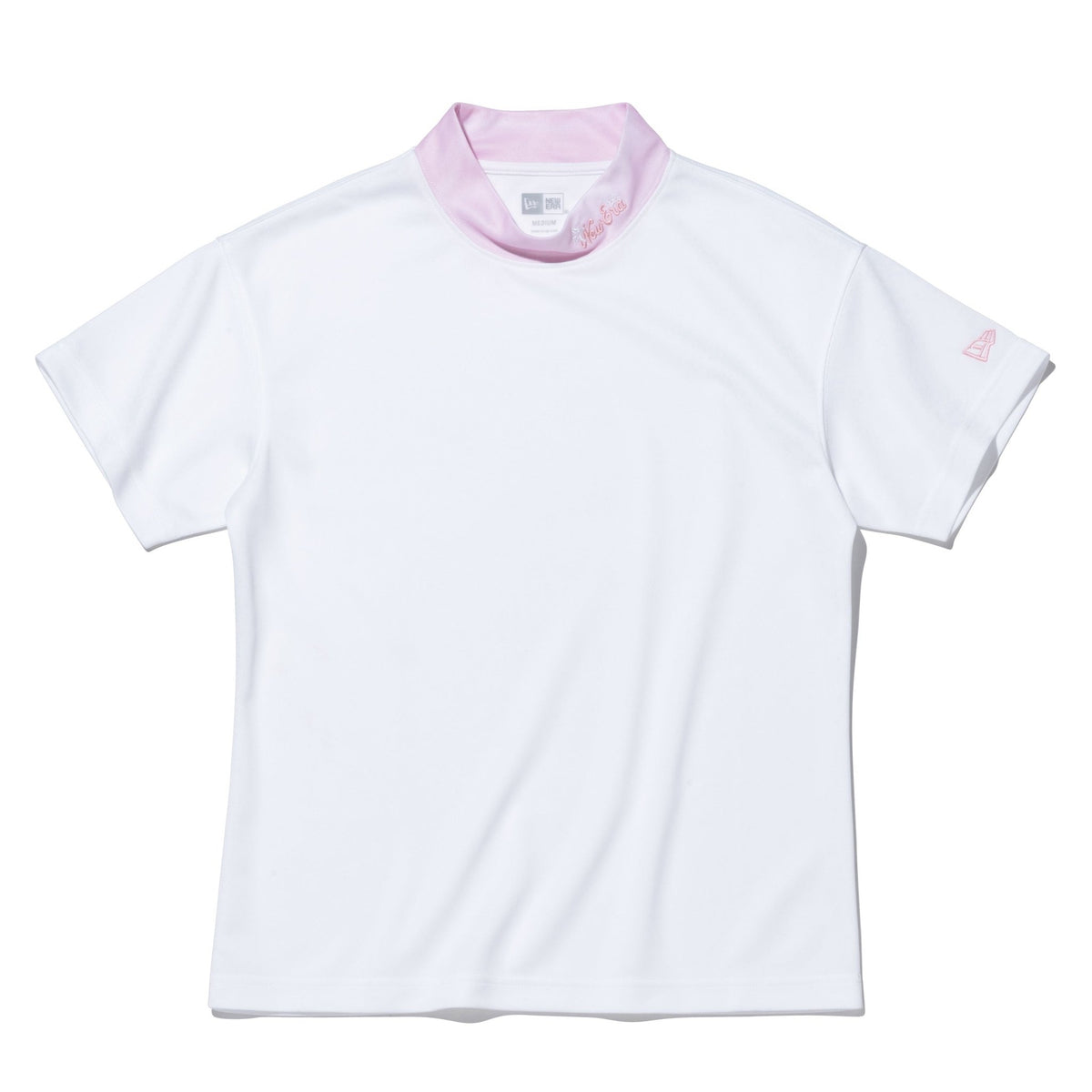 WOMEN'S 半袖 ミッドネック Tシャツ 紺野ゆり ホワイト | ゴルフ