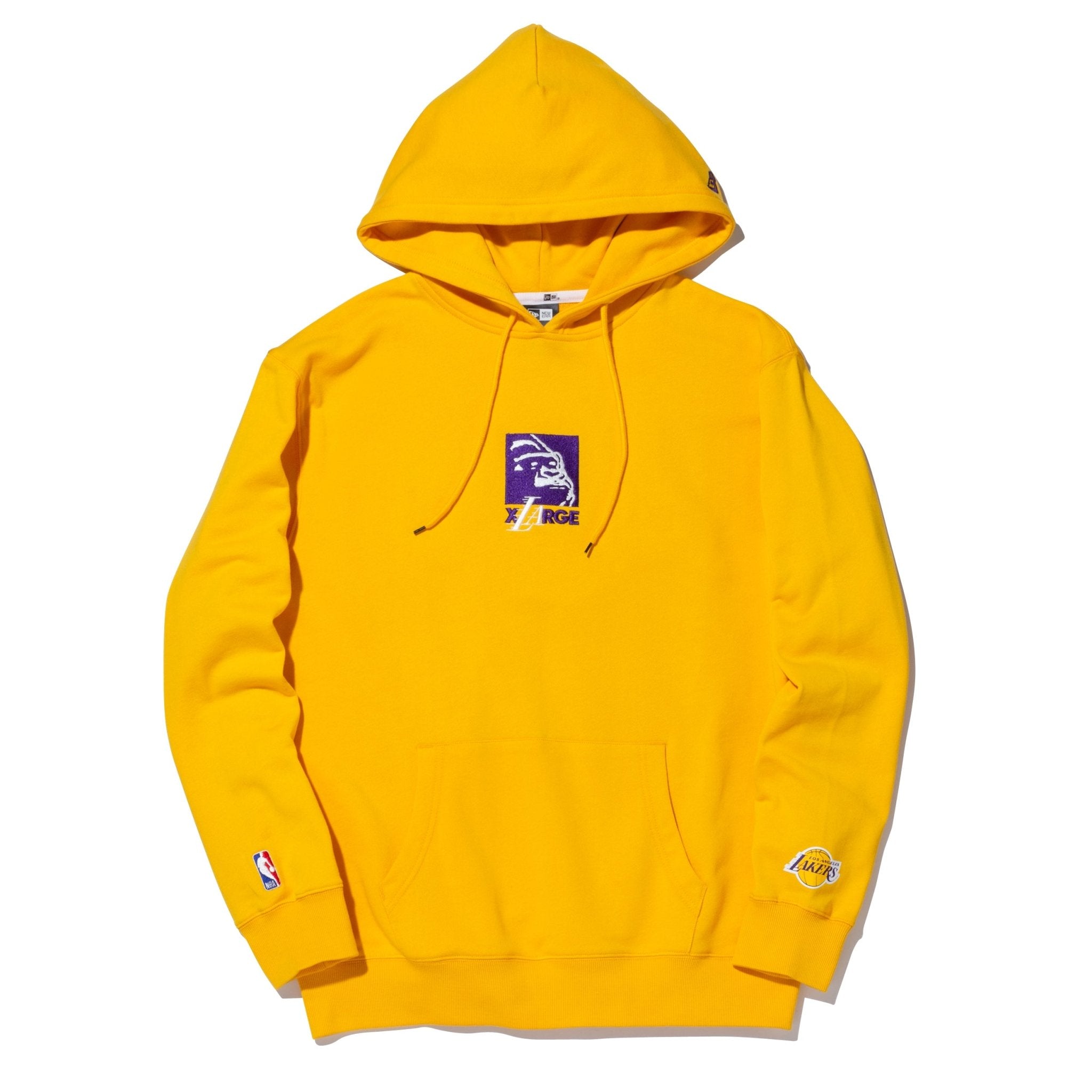 裏毛 スウェット プルオーバーフーディー XLARGE x NBA ロサンゼルス