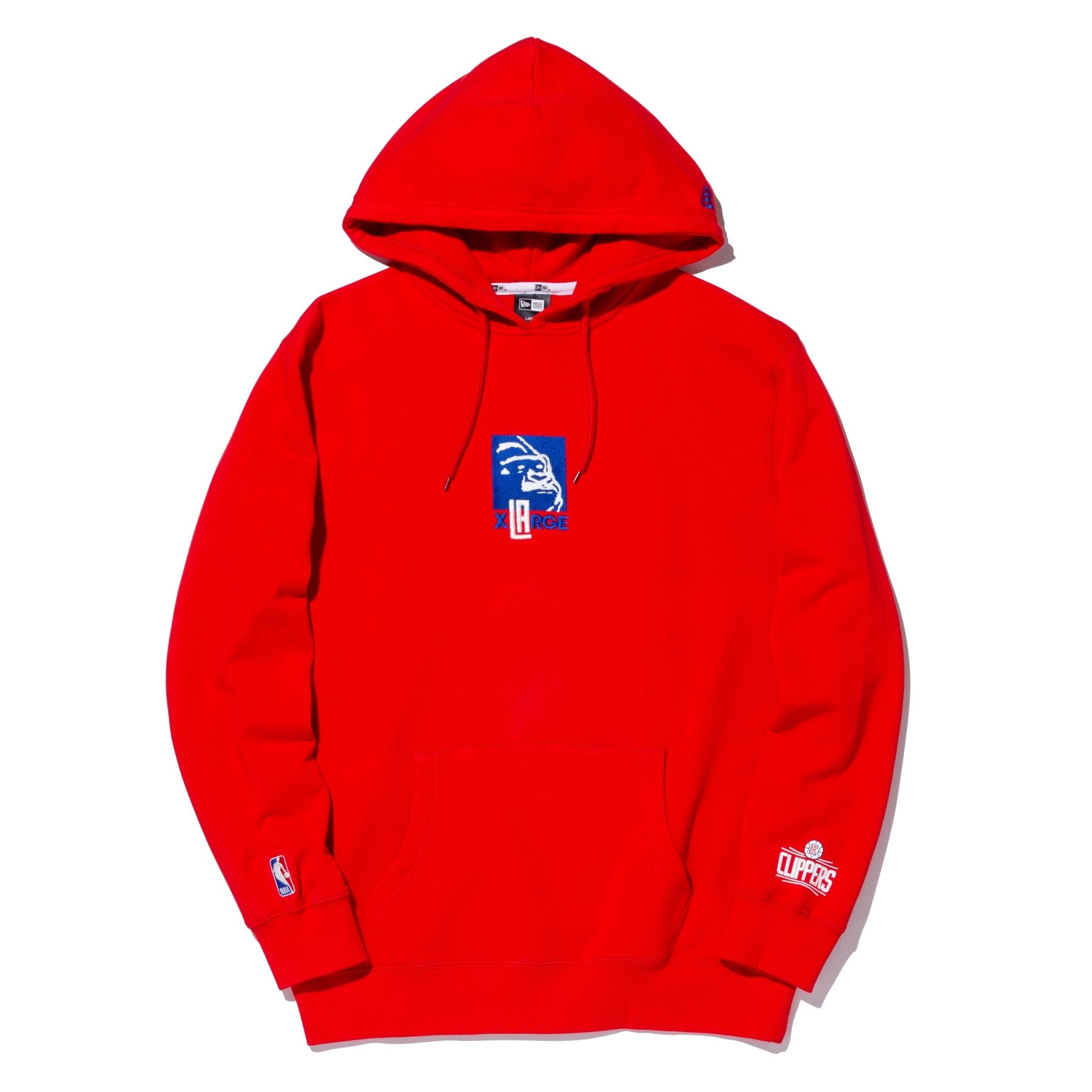 裏毛 スウェット プルオーバーフーディー XLARGE x NBA ロサンゼルス